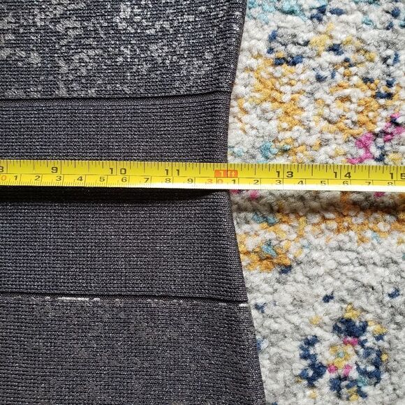 BEBE bodycon silver dress - Picture 10 of 14